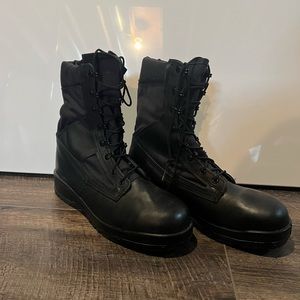Belleville mens 11.5 black combat style boots